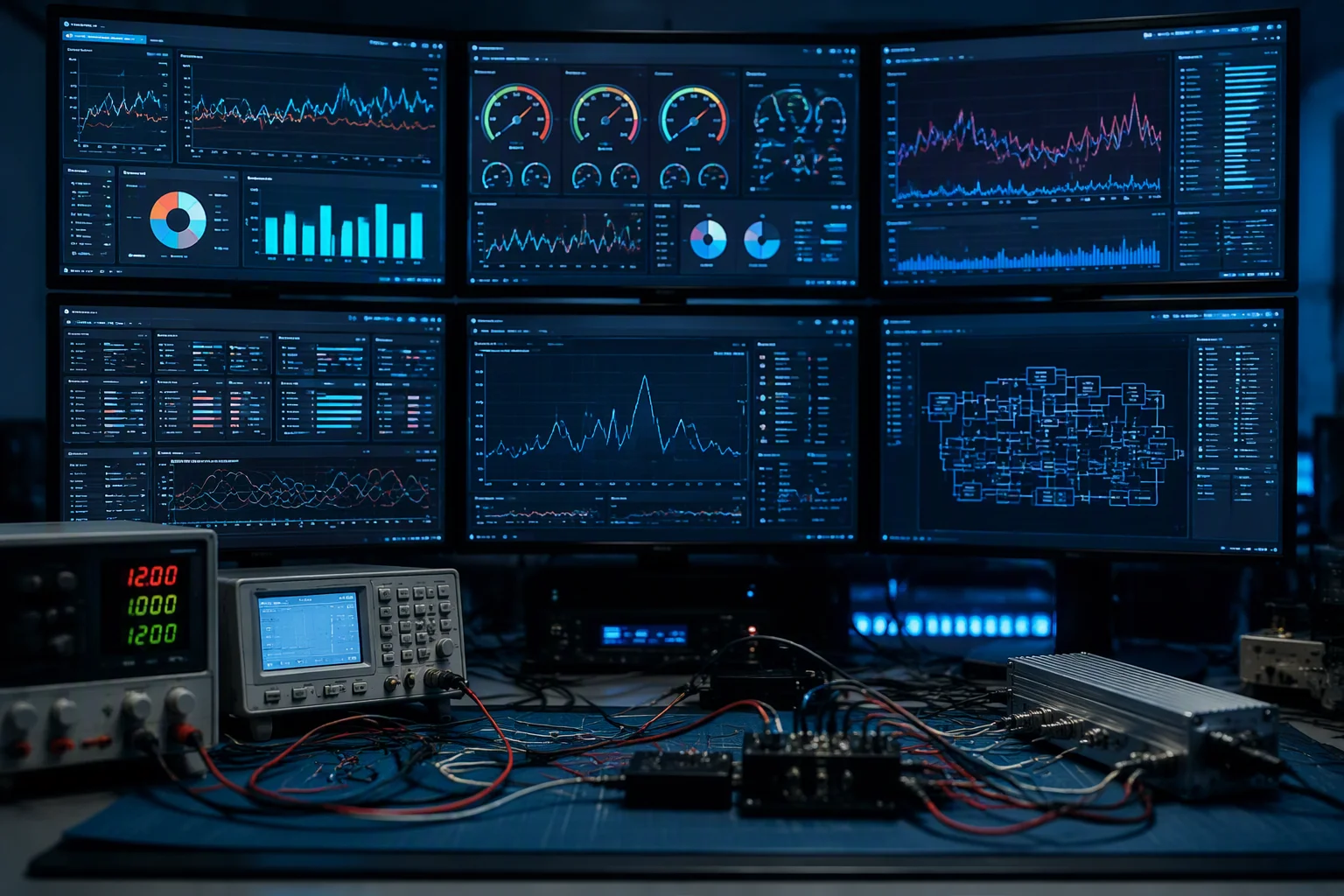 Telemetry monitoring workstation with dashboards