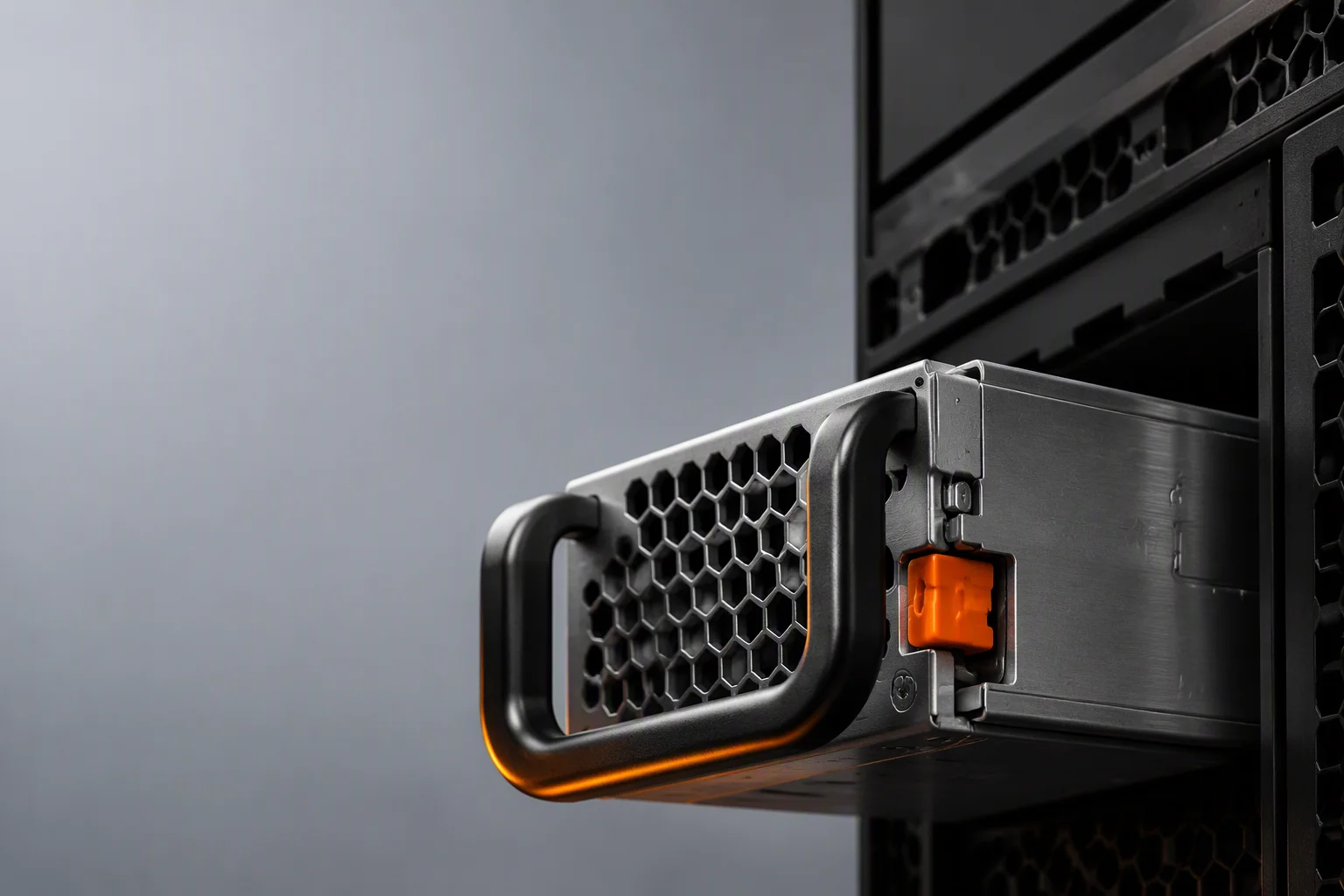 TitanWatt CRPS power supply module handle close-up