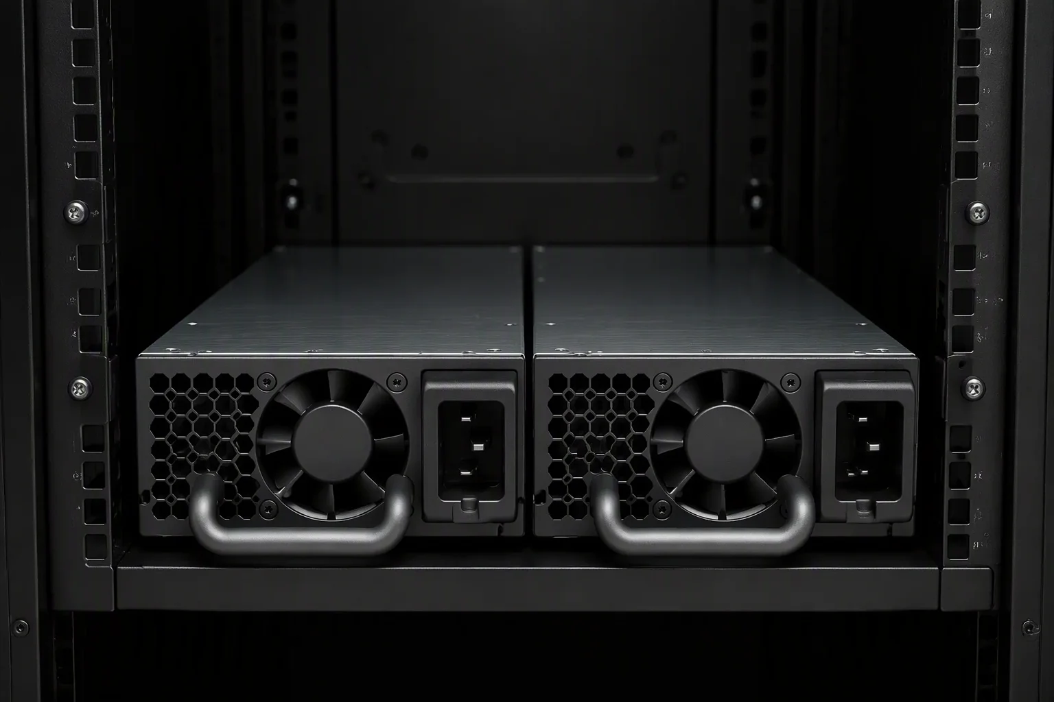 Two high-density CRPS units installed side by side with C19 inlets