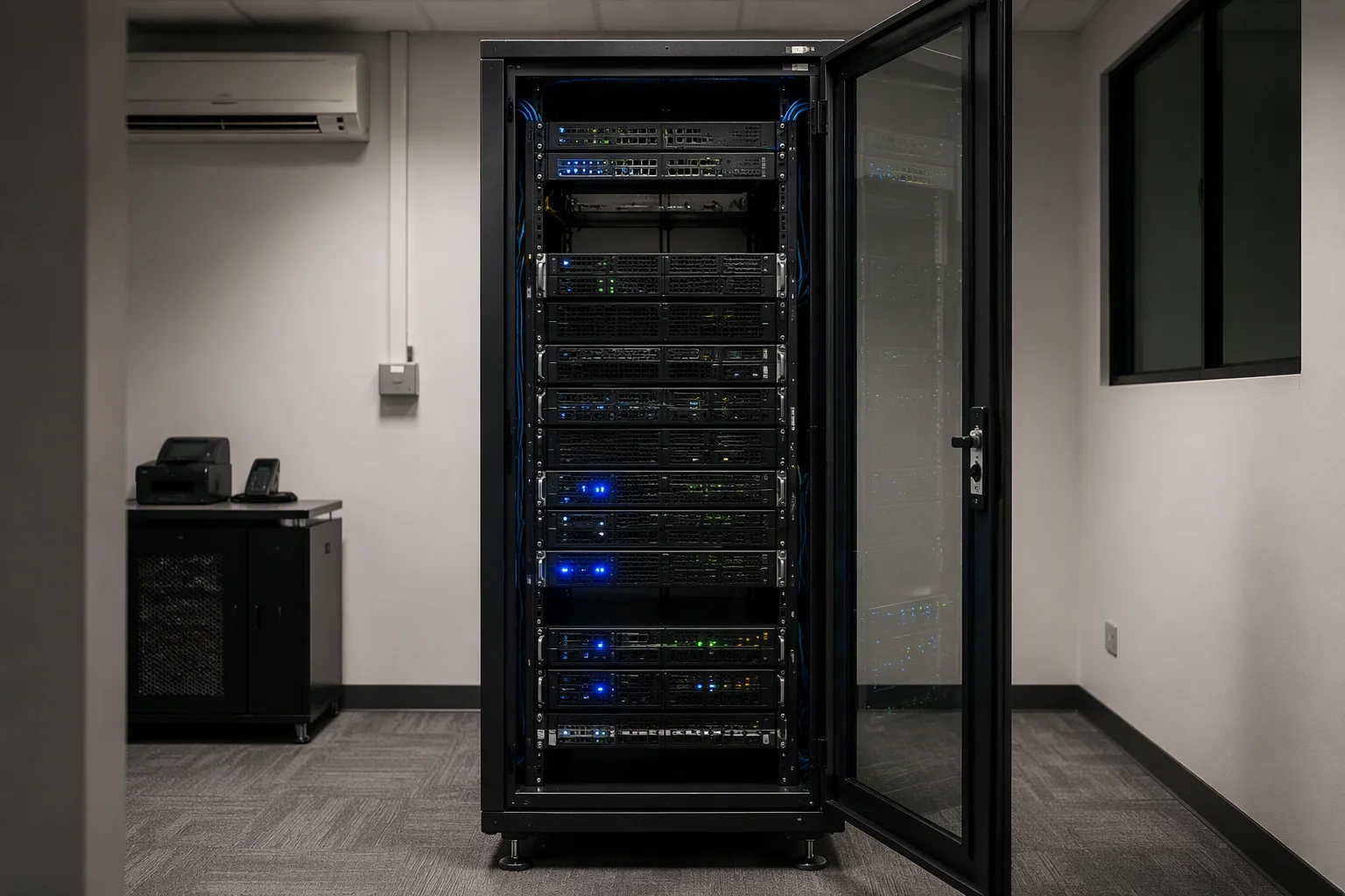 Enterprise server rack cabinet