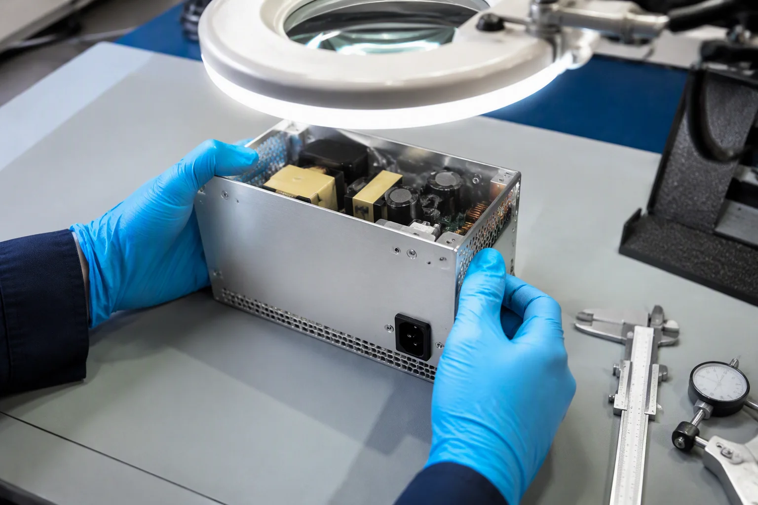 TitanWatt quality laboratory bench with hi-pot and EMC pre-compliance instrumentation